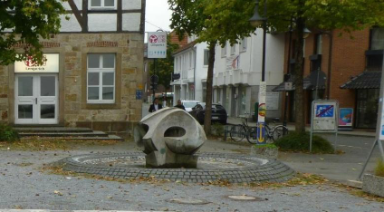 Dyckerhoff-Brunnen. Umgestaltung in Lengerich 2022