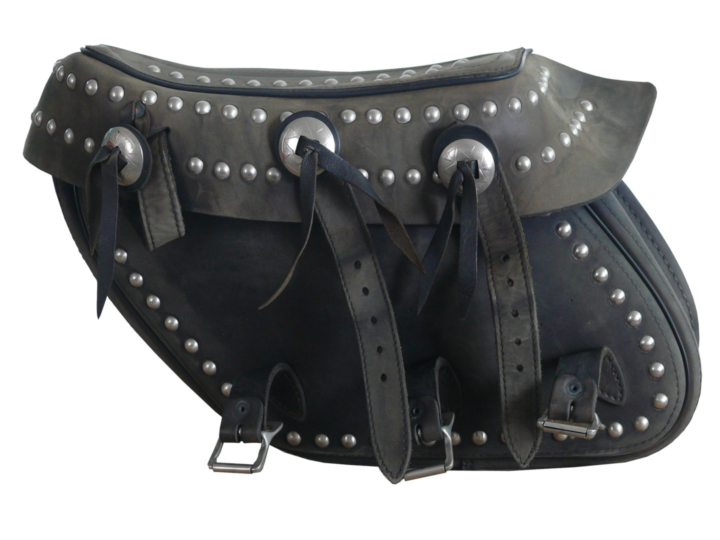 Satteltasche Leder Motorradtasche AOR Reparatur Pflege